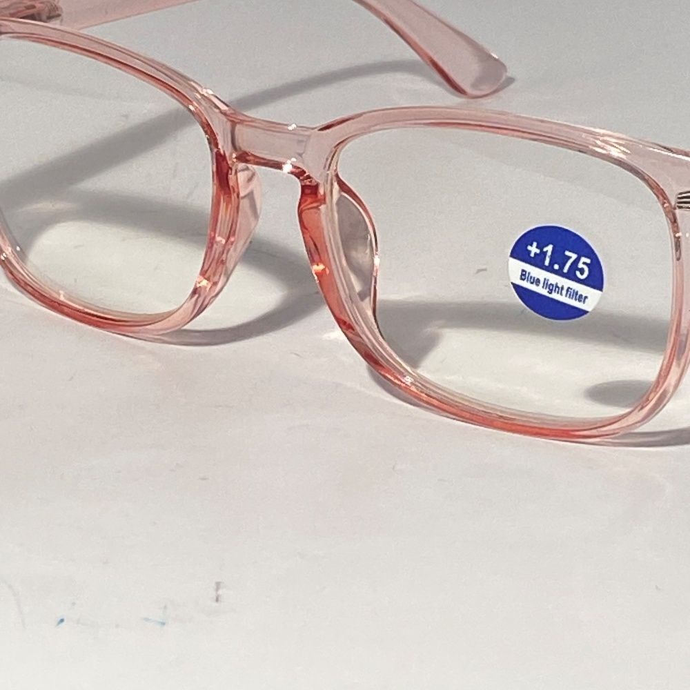1515 Colette 1.75 Pink Reading Glasses Soft Butterfly Readers NWT - Picture 8 of 9